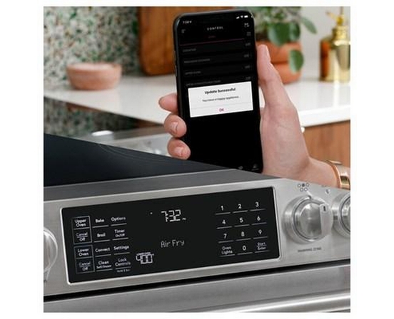 Café 30-Inch Slide-In Electric Range With Wi-Fi - CCES750P2MS1