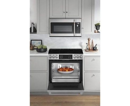 Café 30-Inch Freestanding Electric Range With Wi-Fi - CRS70XAWCS1