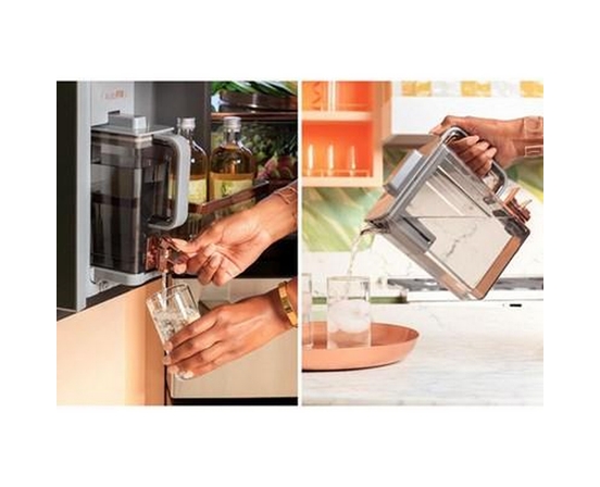 Café 36-Inch, 23.2 Cu. Ft. Smart Counter-Depth 4-Door French-Door Refrigerator - CJE23DP2WS1