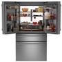 Café 36-Inch, 23.2 Cu. Ft. Smart Counter-Depth 4-Door French-Door Refrigerator - CJE23DP2WS1