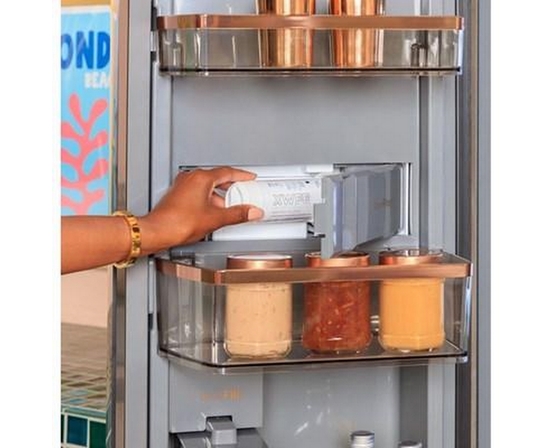 Café 36-Inch, 23.2 Cu. Ft. Smart Counter-Depth 4-Door French-Door Refrigerator - CJE23DP4WW2