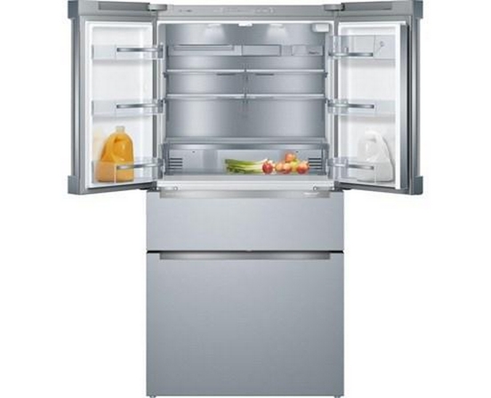 Bosch 36-Inch, 21 Cu.Ft. Counter-Depth French 4-Door Refrigerator With Vitafreshpro™ Drawer - B36CL80ENS