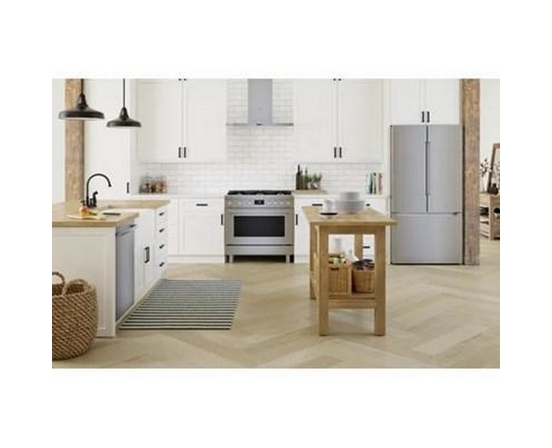 Bosch 36-Inch, 20.8 Cu.Ft. Counter-Depth French 3-Door Refrigerator With Farmfresh System™ - B36CT81ENS