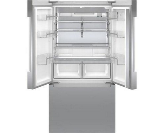 Bosch 36-Inch, 20.8 Cu.Ft. Counter-Depth French 3-Door Refrigerator With Farmfresh System™ - B36CT81ENS