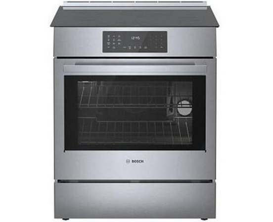 Bosch 30-Inch Slide-In Induction Range With Genuine European Convection - HII8057C