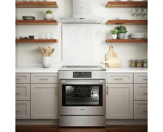 Bosch 30-Inch Slide-In Induction Range With Genuine European Convection - HIIP057C