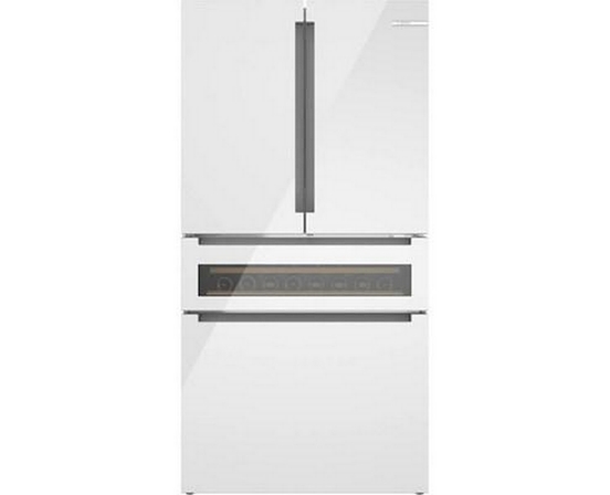 Bosch 36-Inch, 20.5 Cu.Ft. Counter Depth French 4-Door Refrigerator With Flexbar™ - B36CL81ENW