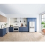 Bosch 36-Inch, 20.5 Cu.Ft. Counter Depth French 4-Door Refrigerator With Flexbar™ - B36CL81ENW