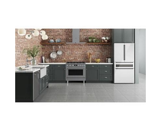 Bosch 36-Inch, 20.5 Cu.Ft. Counter Depth French 4-Door Refrigerator With Flexbar™ - B36CL81ENW