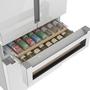 Bosch 36-Inch, 20.5 Cu.Ft. Counter Depth French 4-Door Refrigerator With Flexbar™ - B36CL81ENW