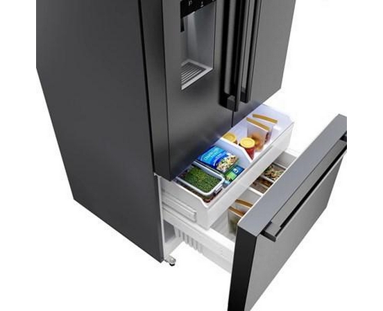 Bosch 36-Inch 500 Series French Door Bottom Mount - B36FD52SNB