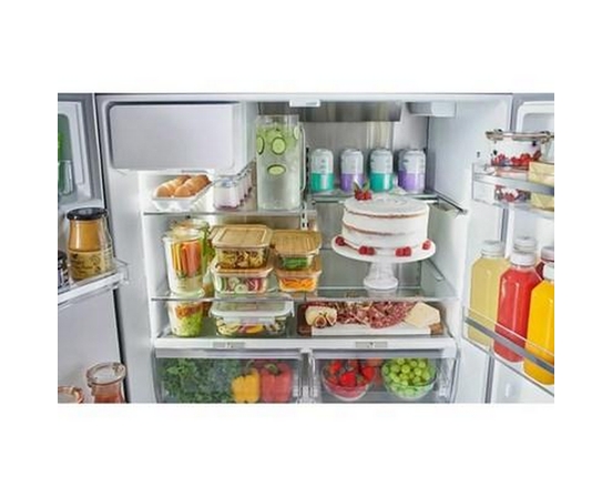 Bosch 36-Inch, 21.6 Cu. Ft. Counter-Depth  French 3-Door Refrigerator With Water And Ice Dispensing System - B36CD52SNB