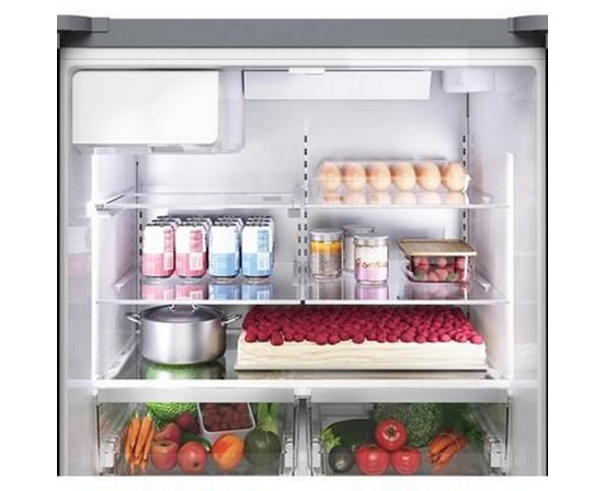 Bosch 36-Inch, 21.6 Cu. Ft. Counter-Depth  French 3-Door Refrigerator With Water And Ice Dispensing System - B36CD52SNB