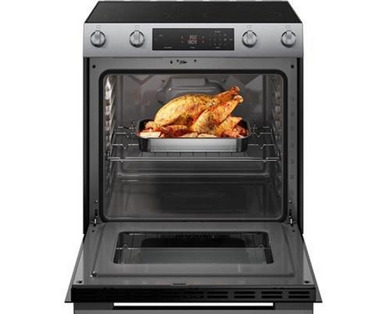Bosch 30-Inch Slide-In Electric Range With Convection Technology - HEF1050MC