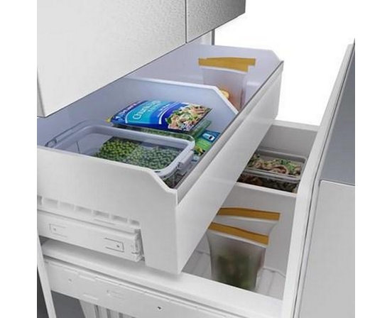Bosch 36-Inch 500 Series French Door Bottom Mount Refrigerator With Total No Frost - B36FD52SNS