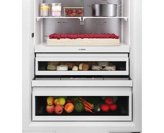 Bosch 30-Inch, 16.5 Cu.Ft. Built-In Bottom Freezer With Wi-Fi Connect - B30BB130SS