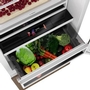 Bosch 30-Inch, 16.5 Cu.Ft. Built-In Bottom Freezer With Wi-Fi Connect - B30IB100SP