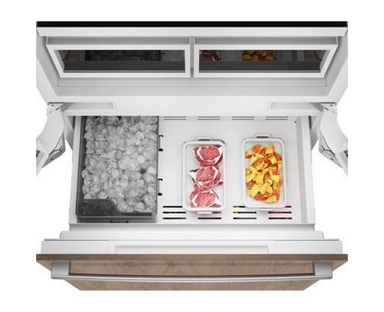 Bosch 36-Inch, 20.1 Cu.Ft. Built-In Bottom Freezer With Wi-Fi Connect - B36IT100NP