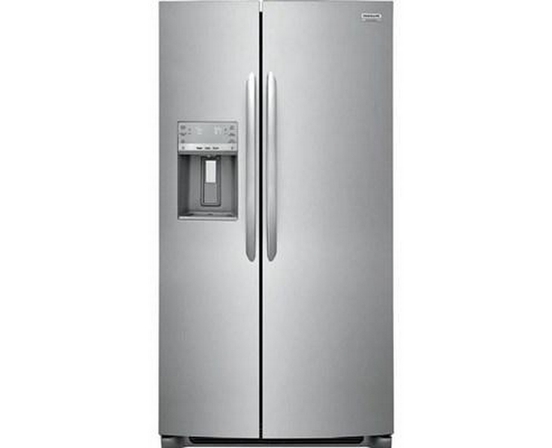 Frigidaire Gallery 33-Inch, 22.2 Cu.Ft. Freestanding Side-By-Side Refrigerator With Ice And Water Dispensing System - GRSS2352AF