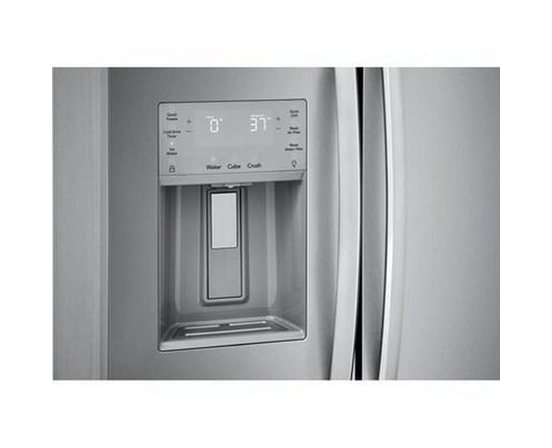 Frigidaire Gallery 36-Inch, 25.6 Cu.Ft. Freestanding Side-By-Side Refrigerator With Ice And Water Dispensing System - GRSS2652AF
