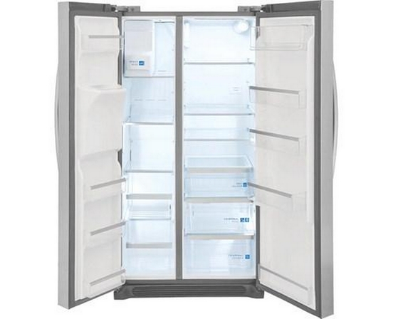 Frigidaire Gallery 36-Inch, 22.3 Cu.Ft. Counter-Depth Side-By-Side Refrigerator With Ice And Water Dispensing System - GRSC2352AF