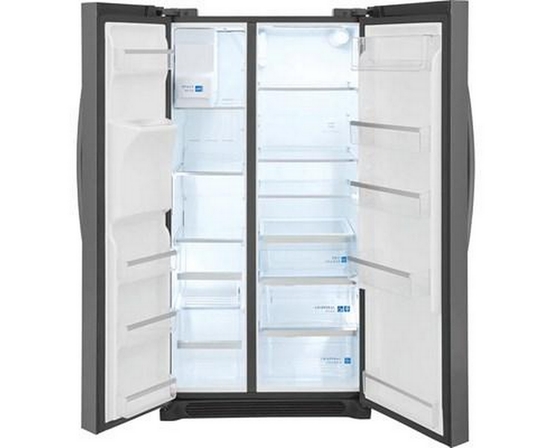 Frigidaire Gallery 36-Inch, 22.3 Cu.Ft. Counter-Depth Side-By-Side Refrigerator With Ice And Water Dispensing System - GRSC2352AD