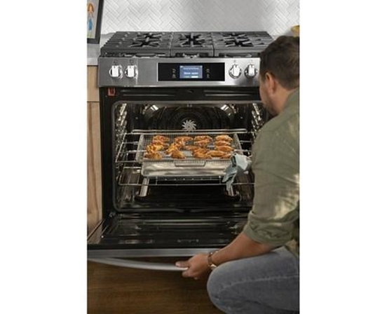 Frigidaire Gallery 30-Inch Gas Range With Convection Technology - GCFG3060BF