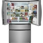Frigidaire Gallery 36-Inch, 22.1 Cu. Ft. Counter-Depth French 4-Door Refrigerator With Interior Ice Maker - GRMG2272CF