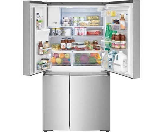 Frigidaire Gallery 36-Inch, 21.5 Cu. Ft. Counter-Depth French 4-Door Refrigerator With Ice Maker - GRQC2255BF