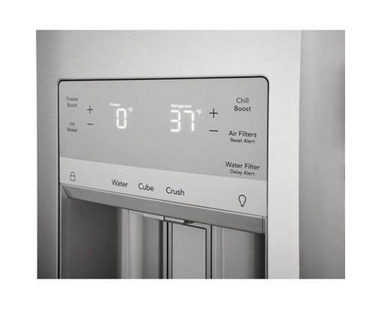Frigidaire Gallery 36-Inch, 26.3 Cu. Ft. French 4-Door Refrigerator With External Water And Ice Dispenser - GRMS2773AF