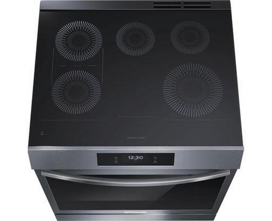 Frigidaire Gallery 30-Inch Front Control Induction Range With Total Convection - GCFI306CBD