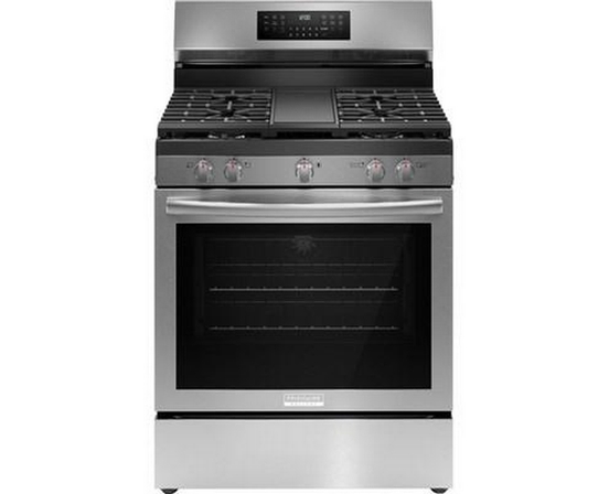 Frigidaire Gallery 30-Inch Freestanding Gas Range With Air Fry Technology - GCRG3060BF