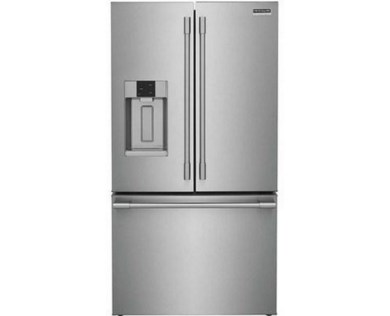 Frigidaire Professional 36-Inch, 22.6 Cu.Ft. Counter-Depth French 3-Door Refrigerator With Water And Ice Dispensing System - PRFC2383AF