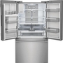 Frigidaire Professional 36-Inch, 22.6 Cu.Ft. Counter-Depth French 3-Door Refrigerator With Water And Ice Dispensing System - PRFC2383AF