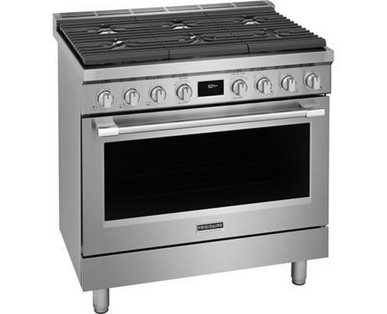 Frigidaire Professional 36-Inch Freestanding Dual-Fuel Range With Convection Technology - PCFD3670AF