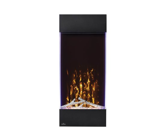 Allure vertical wall-mounted electric fireplace