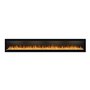 Built-in electric fireplace