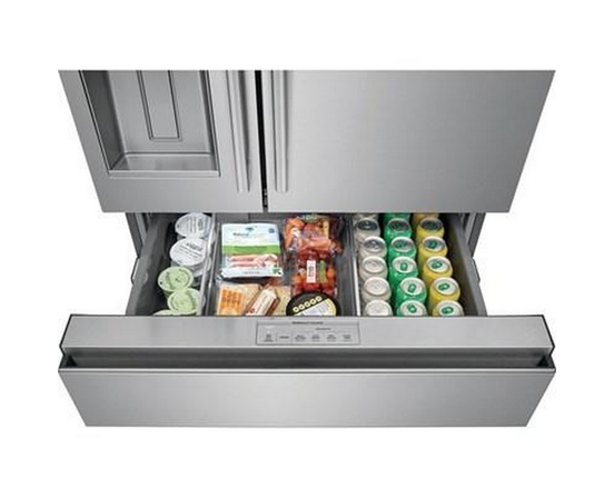 Electrolux 36-Inch, 21.8 Cu.Ft. Counter-Depth French 4-Door Refrigerator With Tempadapt™ Drawer - ERMC2295AS
