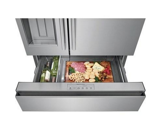 Electrolux 36-Inch, 21.8 Cu.Ft. Counter-Depth French 4-Door Refrigerator With Tempadapt™ Drawer - ERMC2295AS