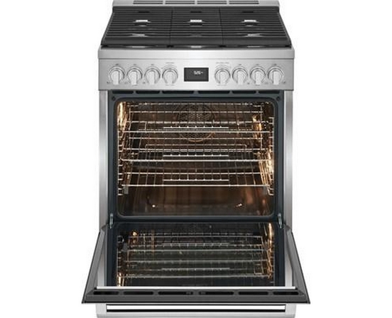 Electrolux 30-Inch Dual-Fuel Freestanding Range - ECFD3068AS