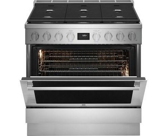 Electrolux 36-Inch Dual-Fuel Freestanding Range - ECFD3668AS