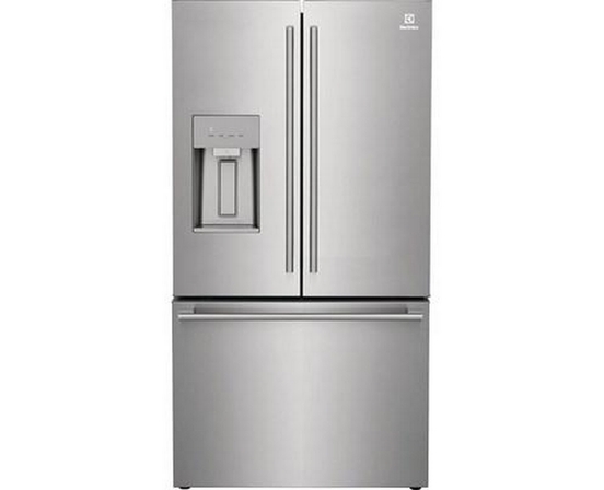 Electrolux 36-Inch, 22.6 Cu.Ft. Counter-Depth French 3-Door Refrigerator With External Water And Ice Dispensing System - ERFC2393AS