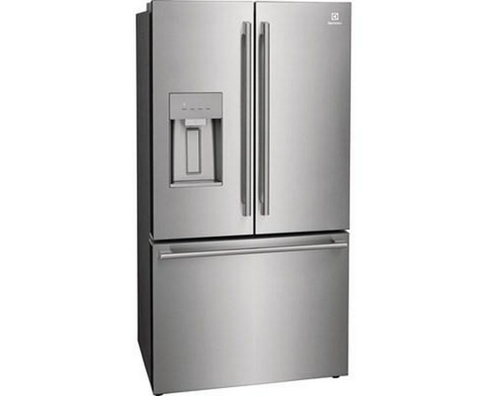 Electrolux 36-Inch, 22.6 Cu.Ft. Counter-Depth French 3-Door Refrigerator With External Water And Ice Dispensing System - ERFC2393AS