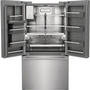 Electrolux 36-Inch, 22.6 Cu.Ft. Counter-Depth French 3-Door Refrigerator With External Water And Ice Dispensing System - ERFC2393AS