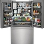 Electrolux 36-Inch, 22.6 Cu.Ft. Counter-Depth French 3-Door Refrigerator With External Water And Ice Dispensing System - ERFC2393AS