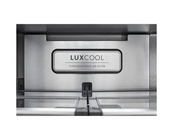 Electrolux 36-Inch, 22.6 Cu.Ft. Counter-Depth French 3-Door Refrigerator With External Water And Ice Dispensing System - ERFC2393AS