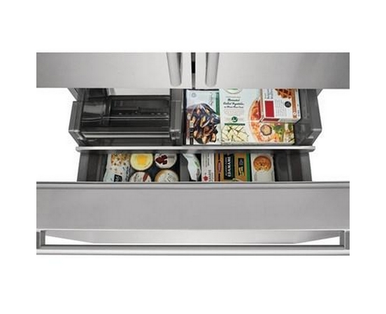 Electrolux 36-Inch, 22.6 Cu.Ft. Counter-Depth French 3-Door Refrigerator - ERFG2393AS