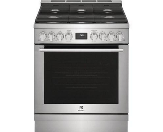 Electrolux 30-Inch Freestanding Gas Range With Convection Technology - ECFG3068AS