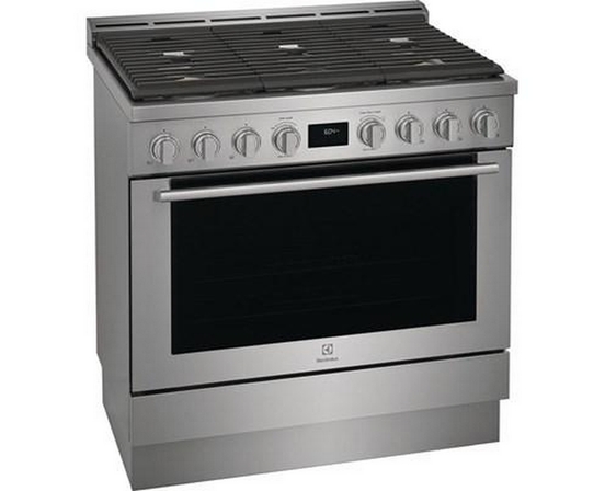Electrolux 36-Inch Freestanding Gas Range With Convection Technology - ECFG3668AS