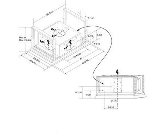 Best 43-Inch Hbc1 Series Ceiling Hood - HBC143EWH